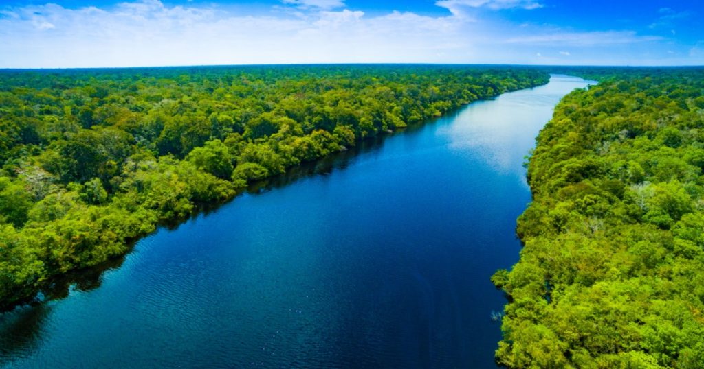 Amazon river in Brazil