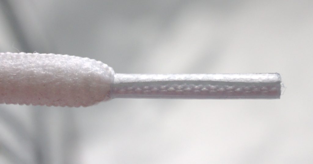 The end of a shoe string, Aglet