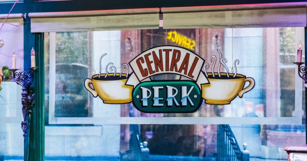 Burbank / USA - July 2017 , "Central Perk" cafe set in Warner Bros studios