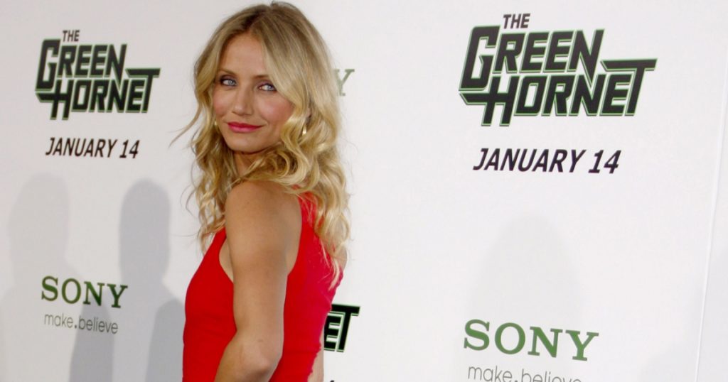 Cameron Diaz at the Los Angeles Premiere of "The Green Hornet" held at the Grauman's Chinese Theater in Hollywood, California, United States on January 10, 2010.