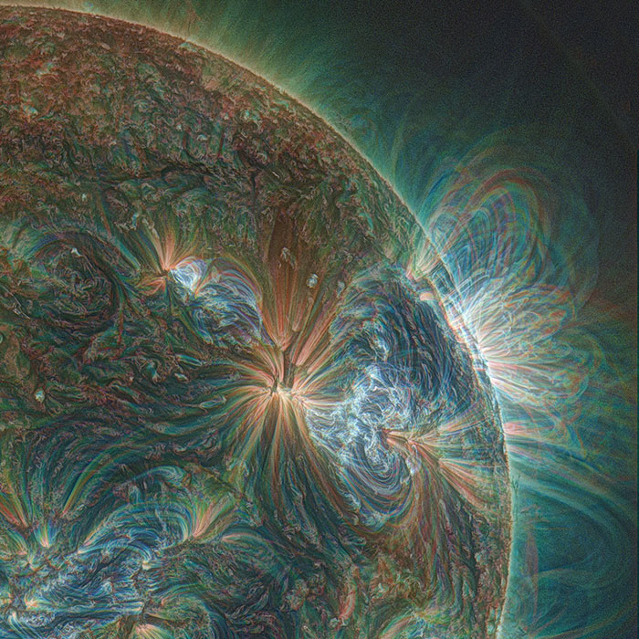 The Sun through an UV filter