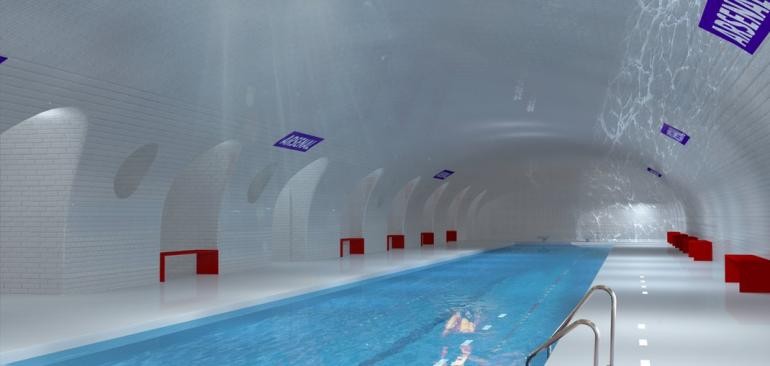 Paris' Arsenal Station as a pool