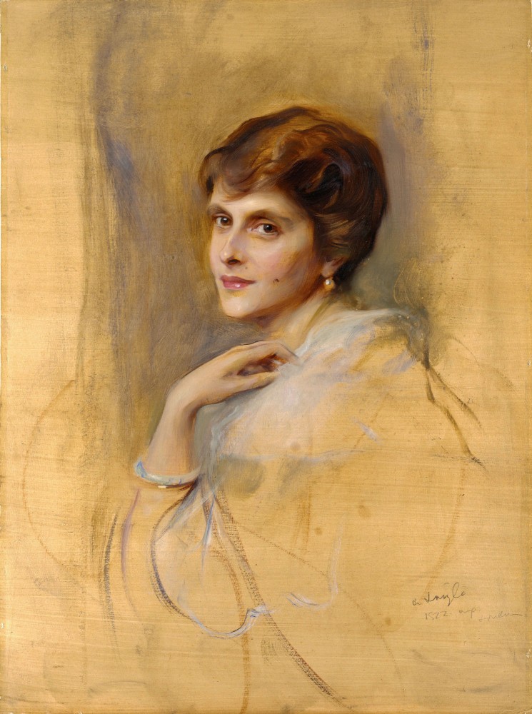 Princess Andrew of Greece and Denmark by Philip de László, 1922.