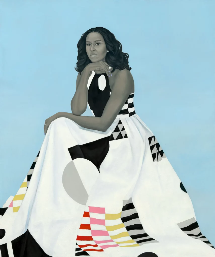 Portraits of famous people 16 - michelle obama