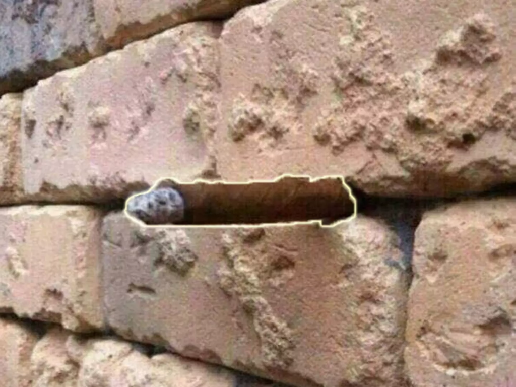 Brick wall illusion solved