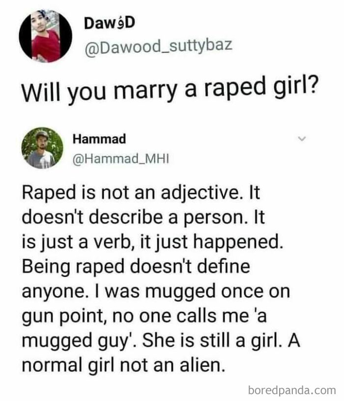 Comment on rape