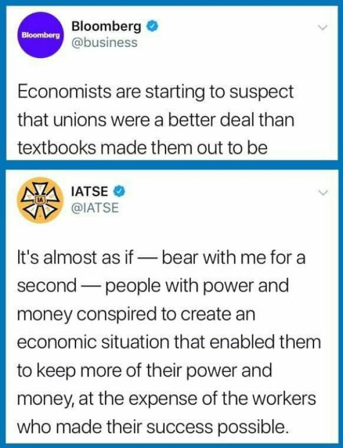 Comeback for unions