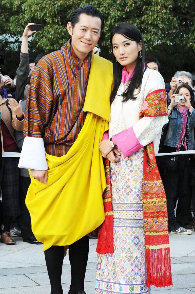 King and queen of Bhutan