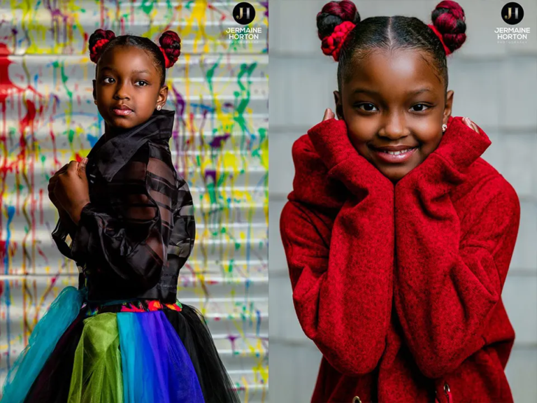 Girl, 8, rocks photo shoot after being denied school picture for hair extensions - Featured image