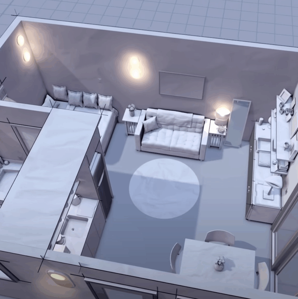 3d render of home