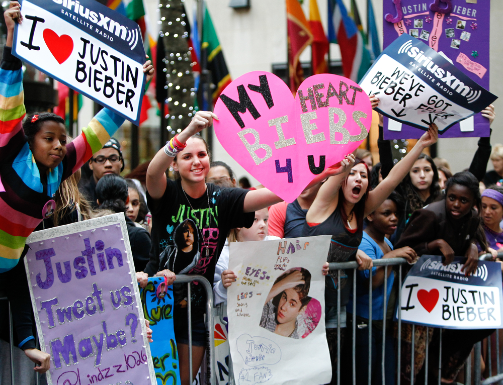 justin bieber fans