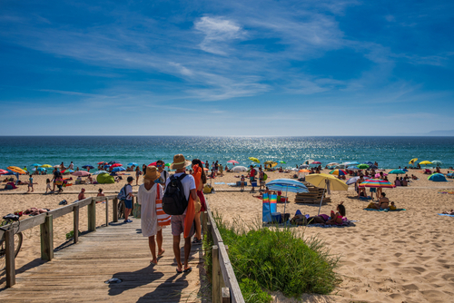 Setubal, Portugal. 24 May 2019. Comporta beach in Alentejo Portugal