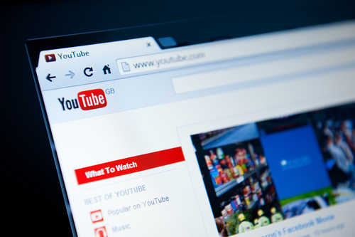 MANCHESTER - FEB 13: YouTube GB website home page on Feb 13, 2014 in Manchester, UK. YouTube is a video-sharing website, created by three former PayPal employees and owned by Google since late 2006.