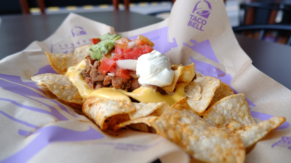 Taco Supreme is one of the menus at Taco Bell restoran restaurant. Taco Bell, Jakarta. 24 August 2022.