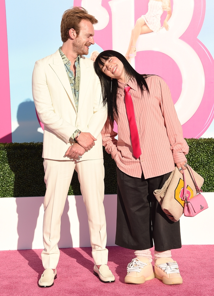 LOS ANGELES - JUL 09: Finneas O'Connell and Billie Eilish arrives for ‘Barbie’ World Premiere on July 09, 2023 in Los Angeles, CA