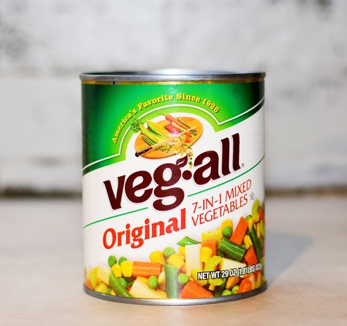Veg-All Original 7-in-1 Mixed Vegetables Can, Fayetteville, North Carolina, USA, December 13, 2024