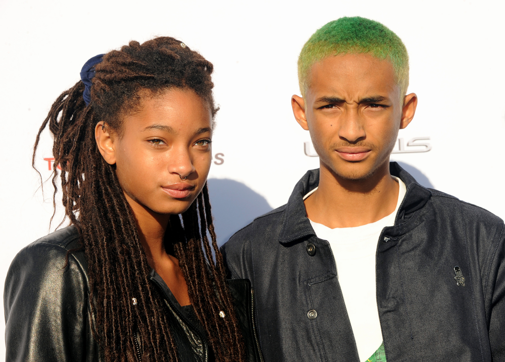Willow Smith and Jaden Smith at the Environmental Media Association's 27th Annual EMA Awards held at the Barker Hangar in Santa Monica, USA on September 23, 2017.