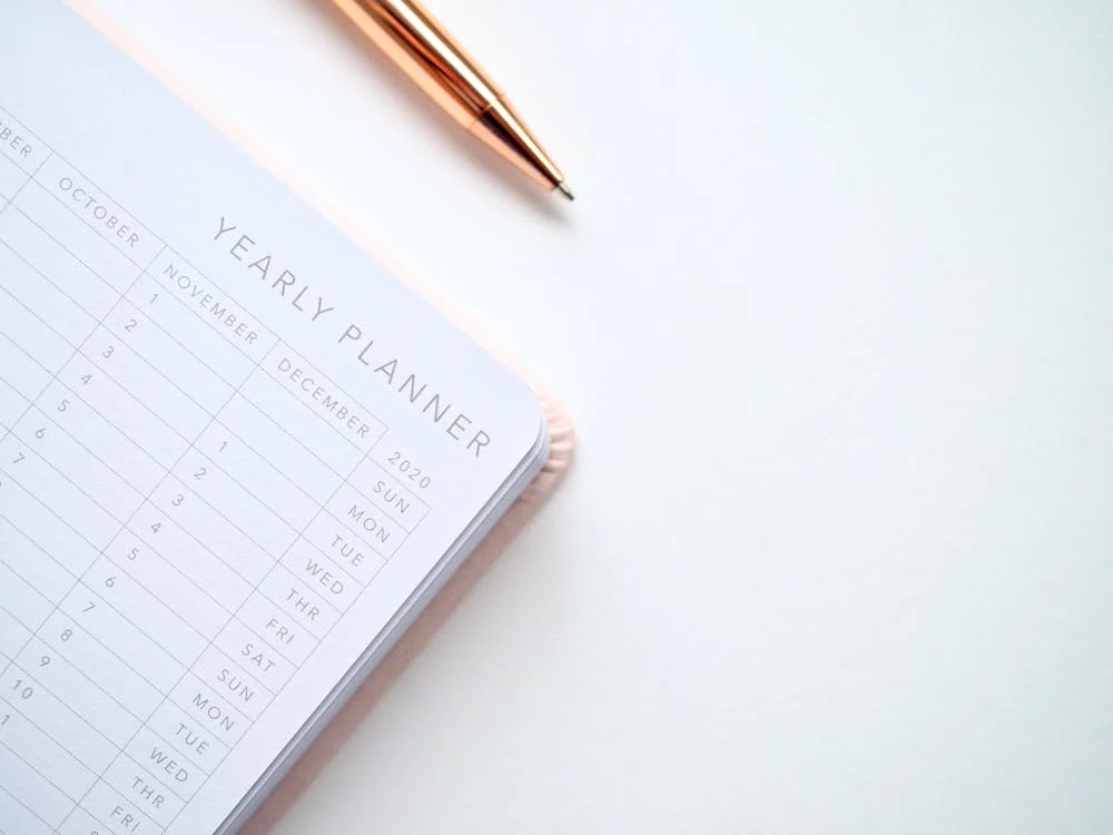 diary with caledar