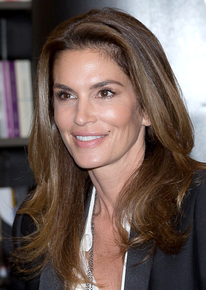 Cindy Crawford at the Becoming book signing at Waterstone's Piccadilly in London
