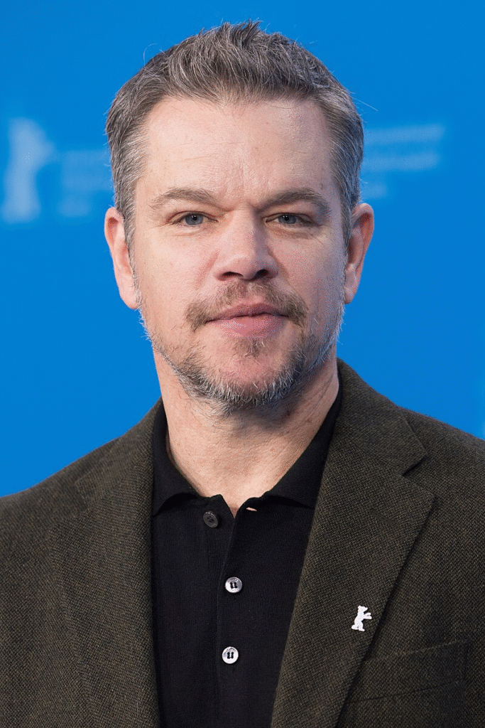 Matt Damon presenting the movie Small Things like These at the Berlinale 2024