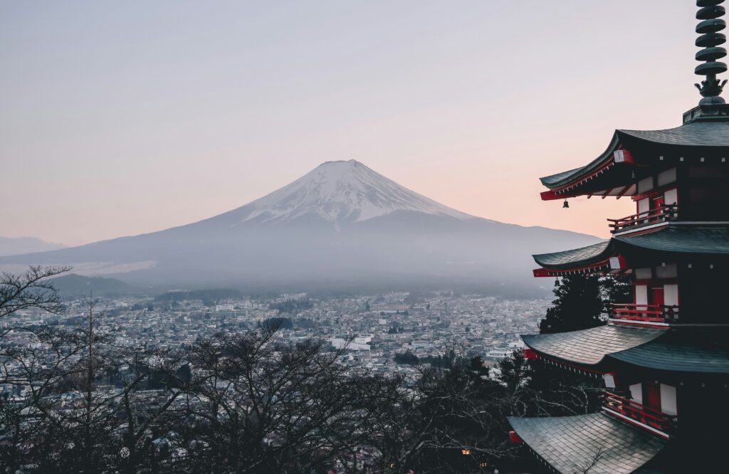 Mount Fugi in Japan