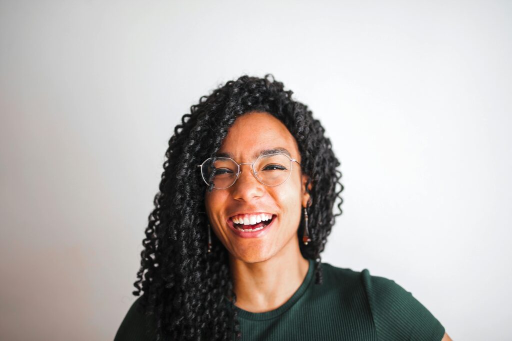A Photo Of A Happy Woman
