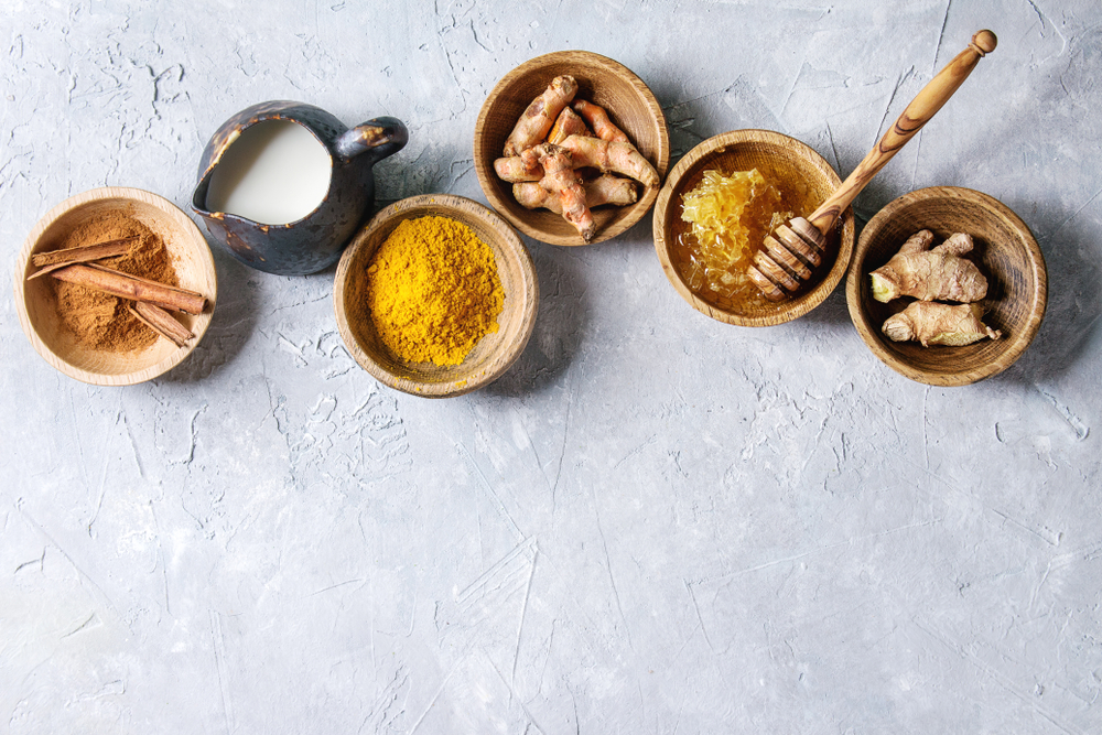 key ingredients for golden milk