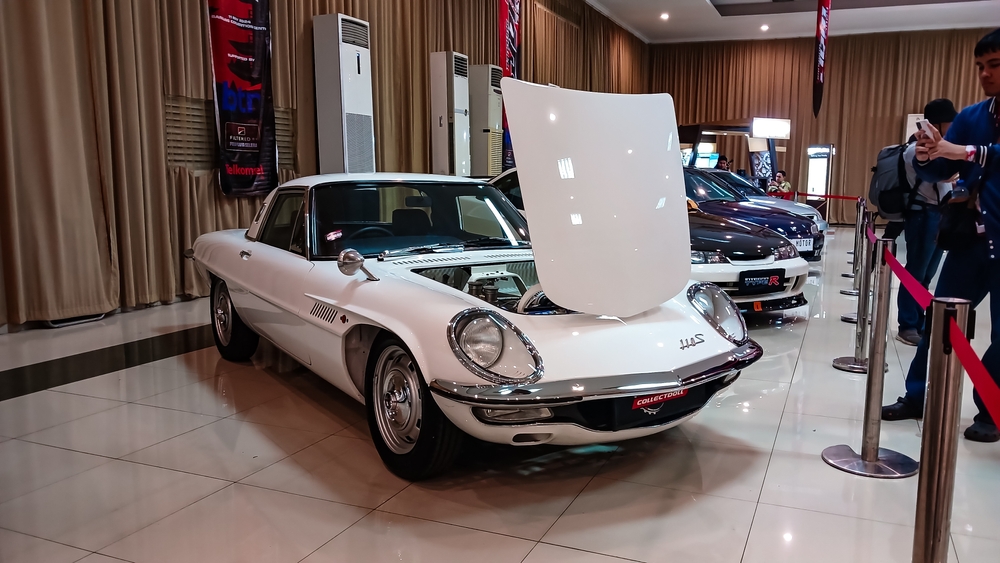 sports car on display