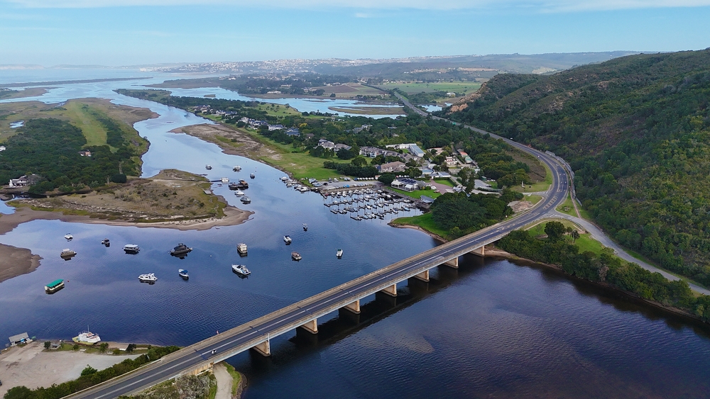 Keurbooms river near Plettenberg Bay in the Garden Route - South AFrica