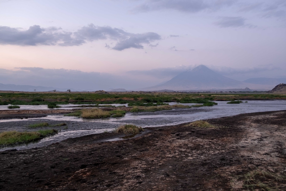 Tanzania Lake Natron at Sunrise
