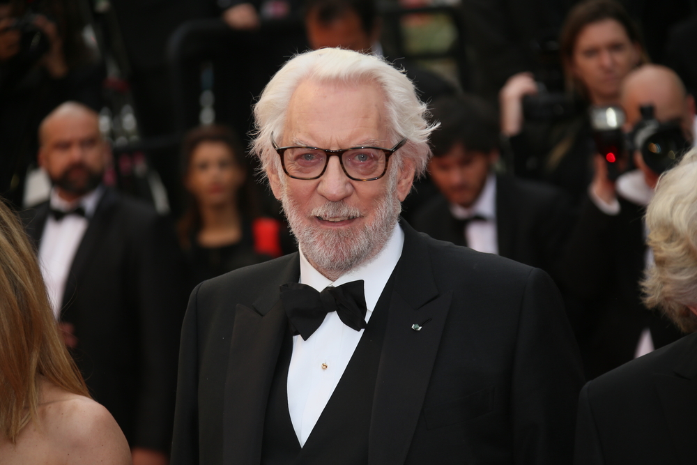 Donald Sutherland attends the Closing Ceremony of the 69th annual Cannes Film Festival at the Palais des Festivals on May 22, 2016 in Cannes, France.