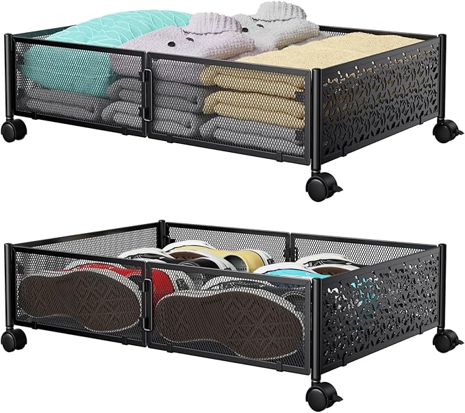 Storage Drawers for Under-Bed Use