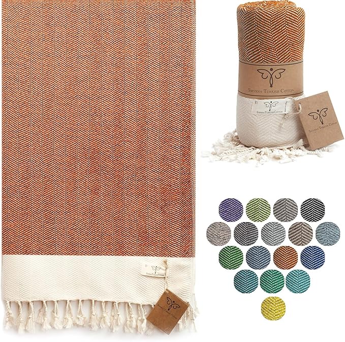 Turkish Cotton Throw Blanket