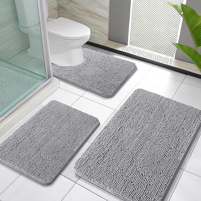 Olanly Bathroom Rug Set