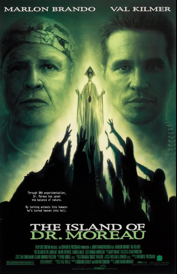 Movie poster of The Island of Dr. Moreau (1996)