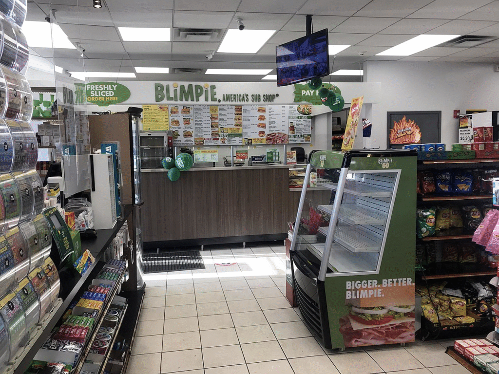 More details
The Blimpie inside the Quick Mart convenience store in North Bergen, New Jersey