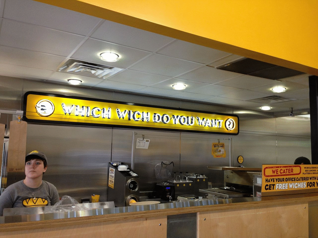 Which Wich restaurant, Houston