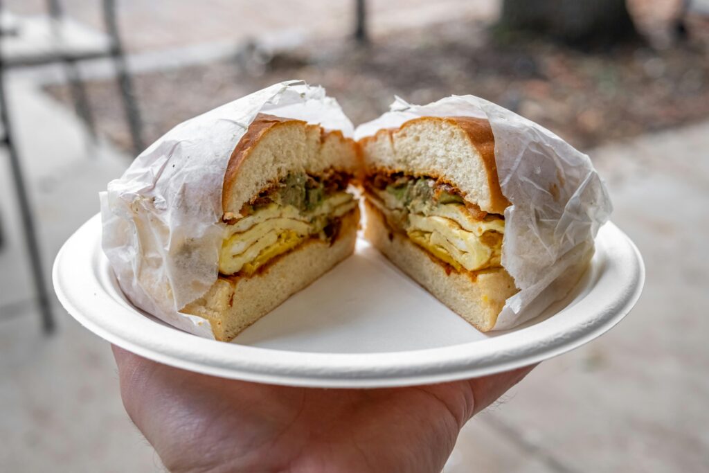 wrapped sandwich