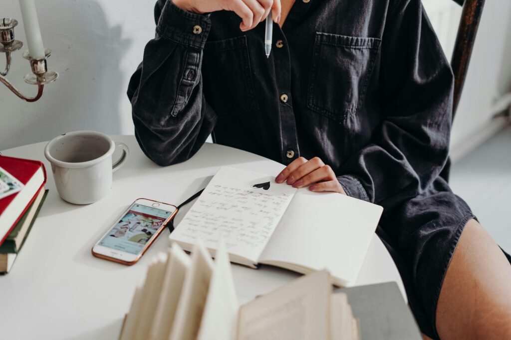 woman at desk