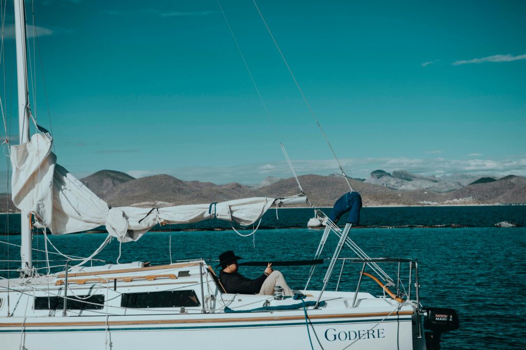 man on boat