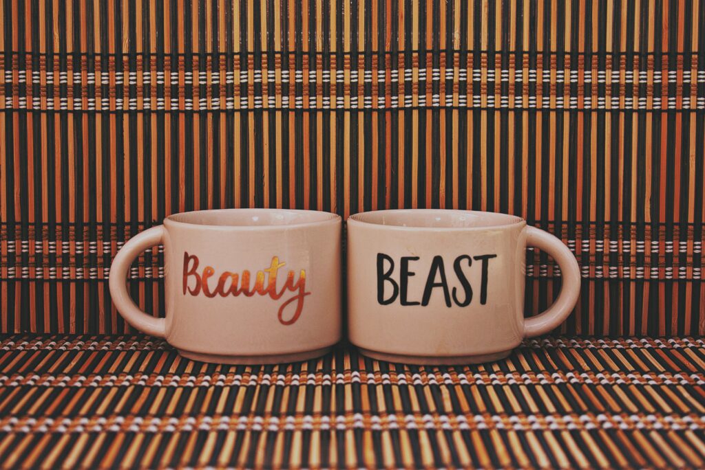 beauty and beast mugs