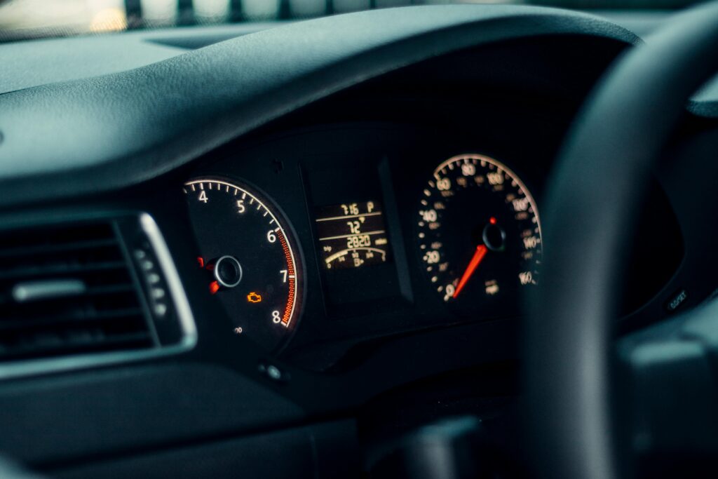 car dash board