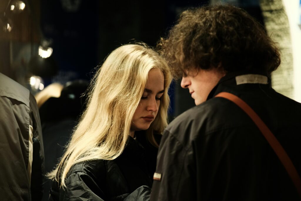 blonde woman