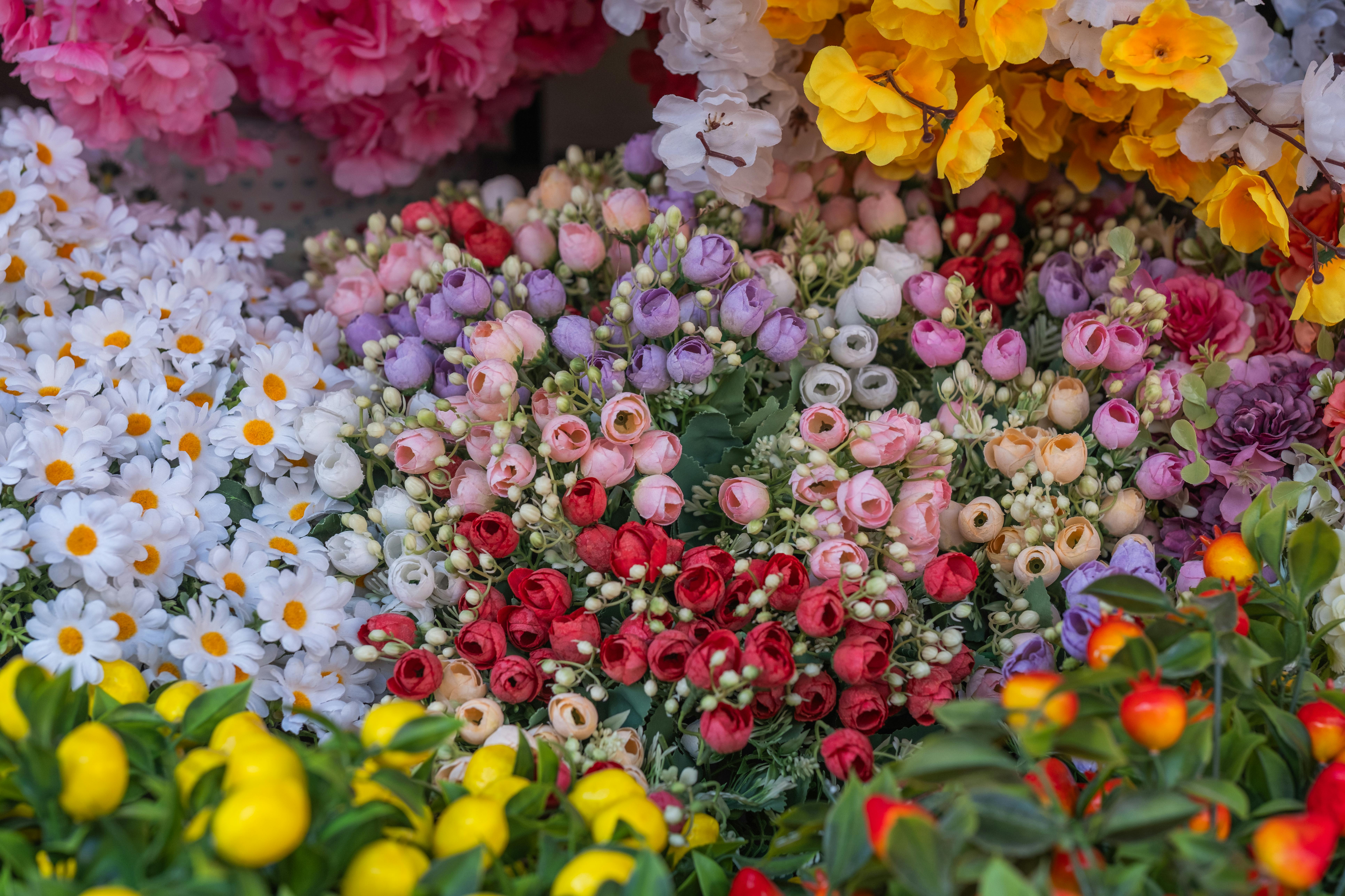 faux flowers