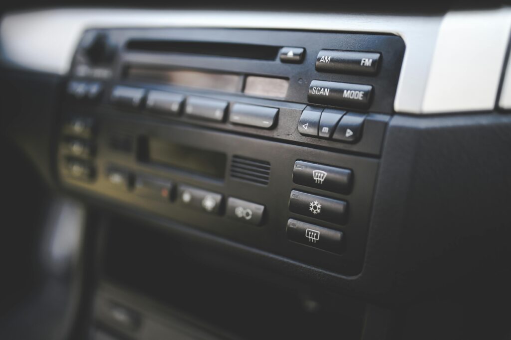 CD disk in car