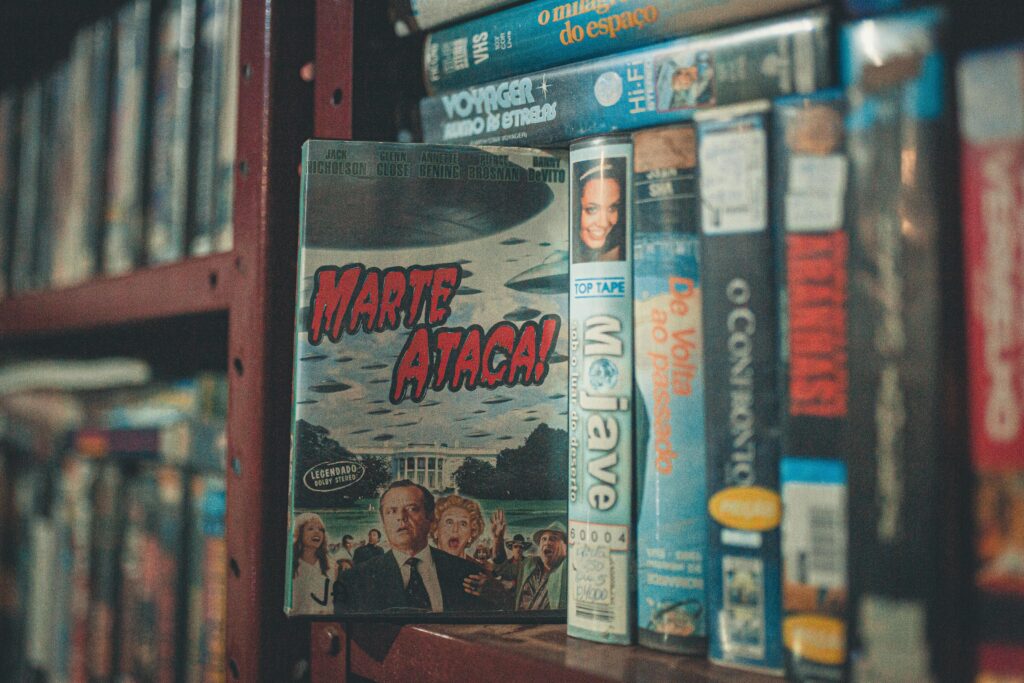 old VHS movies 