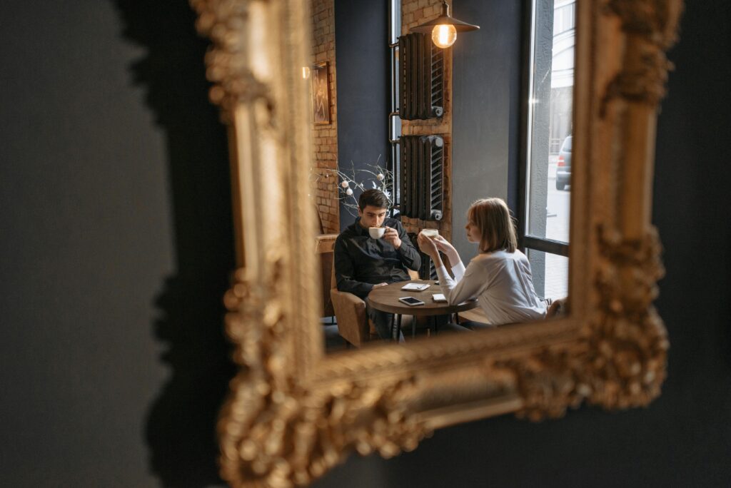golden mirror frame