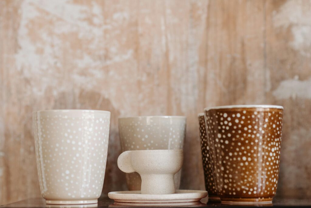 image of ceramic mugs