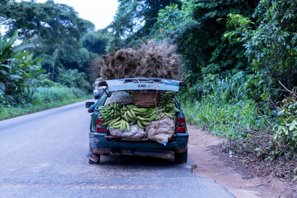 overloaded car