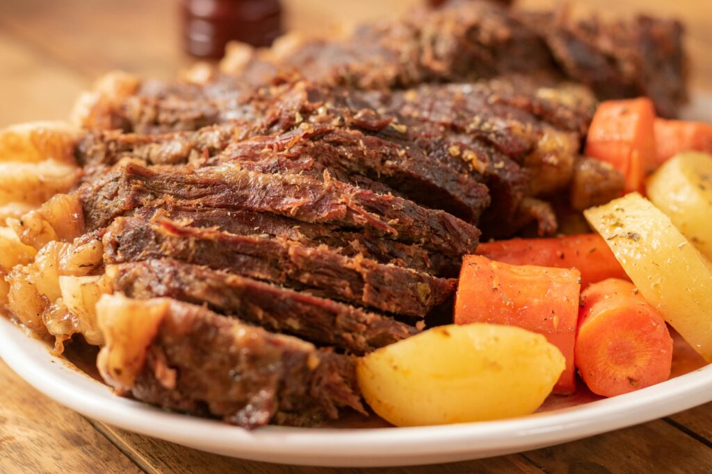 pot roast on plate